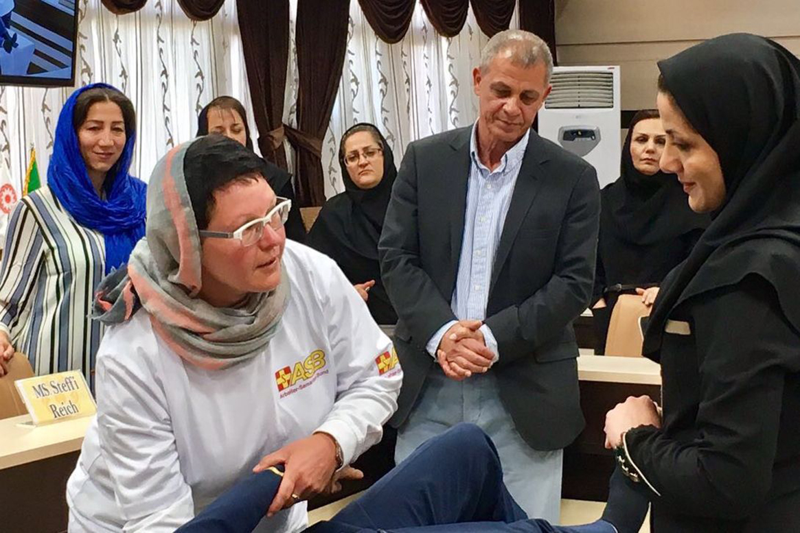 ASB schult Pflegekräfte im Iran